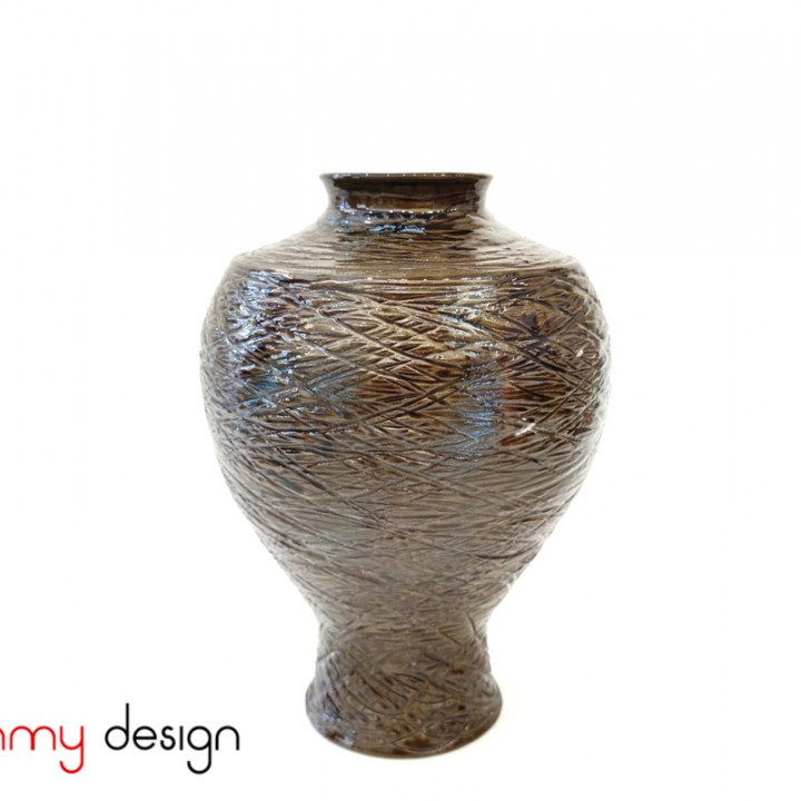 Bình gốm sứ loại nhỏ ( các mẫu)- Kích thước: 24,5*H34,5cm; Ø đáy 13 c; rộng miệng Ø 8cm